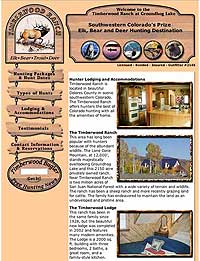 Hunting Lodge Web Site Design